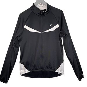 PEARL iZUMi Men’s Elite Thermal Long Sleeve Zip Up Cycling Jersey Size XL Black